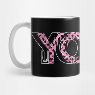 Yoga Design Creative Typographic Style Mug